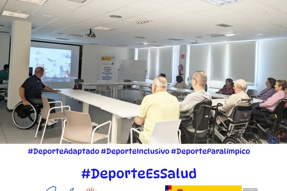 CREDINE Langreo, charlas de deporte adaptado, inclusivo y Paralímpico de la Asociación APTAA de Asturias