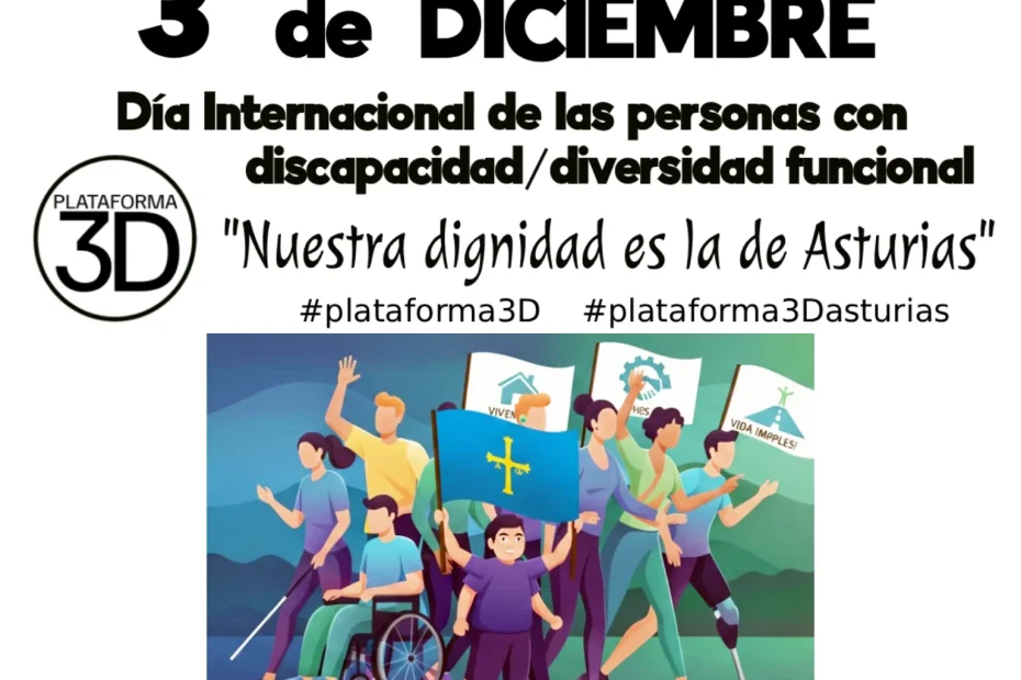 plataforma tres de diciembre Asturias